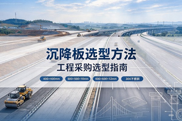 江夏沉降板选择方法