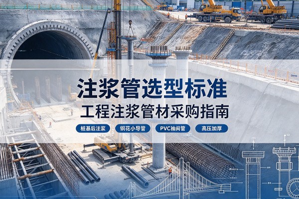 江夏注浆管选型标准