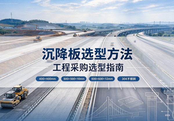 江夏沉降板选择方法